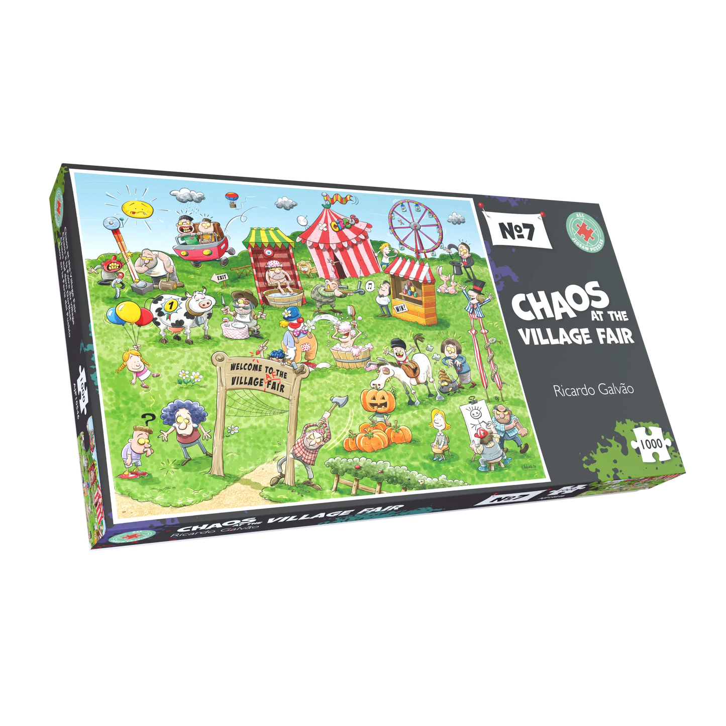 Chaos at the Village Fair - No.7 1000 Piece Jigsaw Puzzles