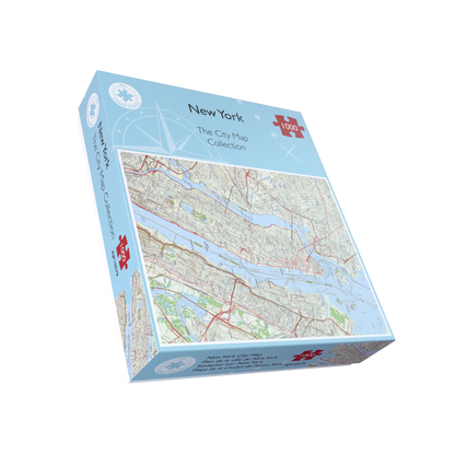 New York City Map 1000 Piece Jigsaw Puzzle