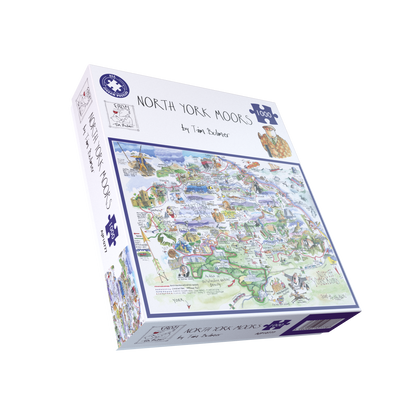 Map of Gloucestershire - Tim Bulmer 1000 Piece Jigsaw Puzzle
