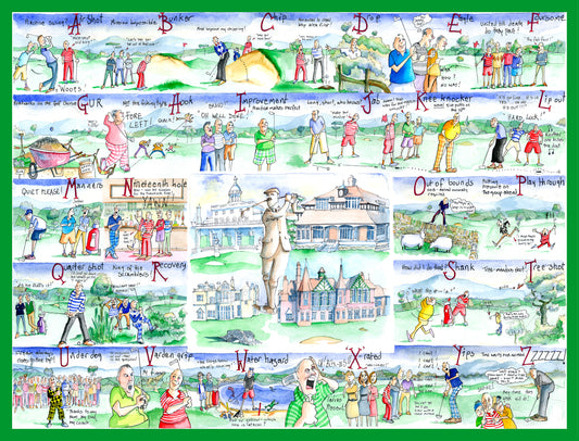 Golf - Tim Bulmer 1000 Piece Jigsaw Puzzle