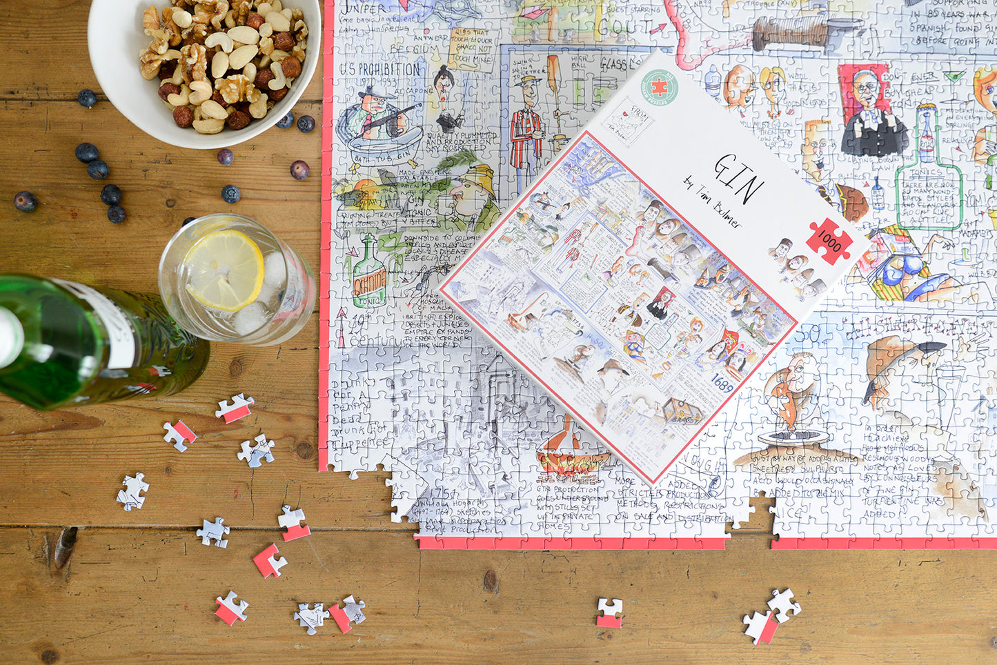 Gin - Tim Bulmer 1000 Piece Jigsaw Puzzle