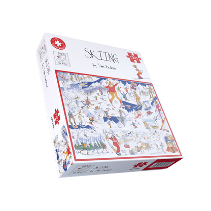 Skiing - Tim Bulmer 1000 Piece Jigsaw Puzzle