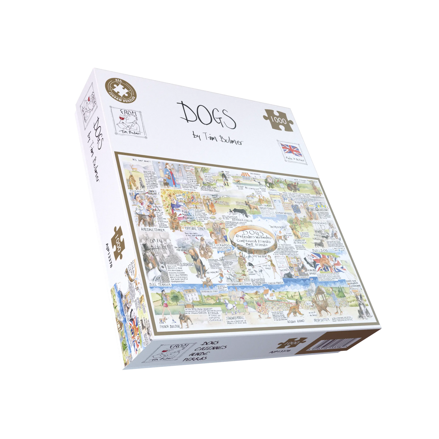 Dogs - Tim Bulmer 1000 piece jigsaw puzzle