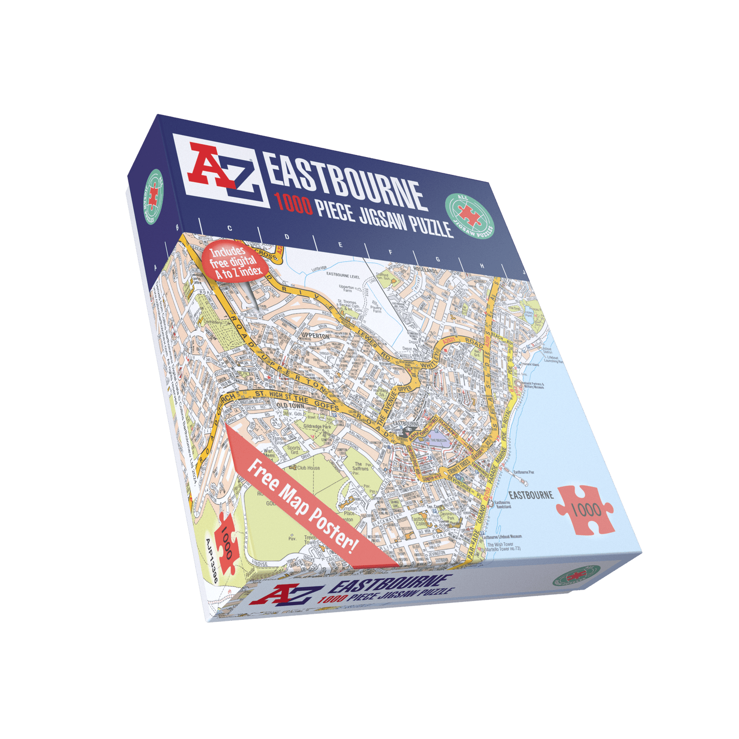 A-Z Map of Eastbourne 1000 Piece Jigsaw