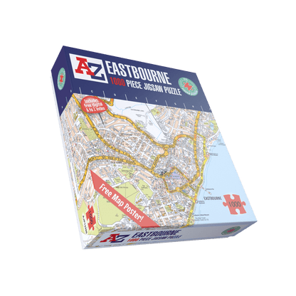 A-Z Map of Eastbourne 1000 Piece Jigsaw