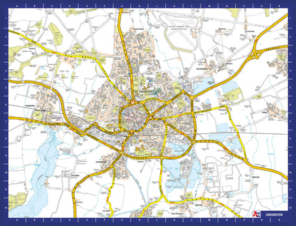 A-Z Map of Chichester 1000 Piece Jigsaw