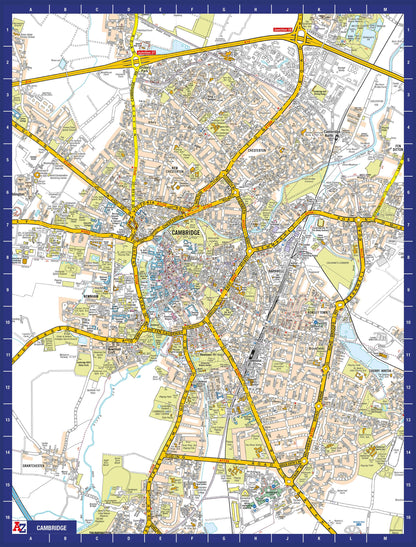 A-Z Map of Cambridge 1000 Piece Jigsaw
