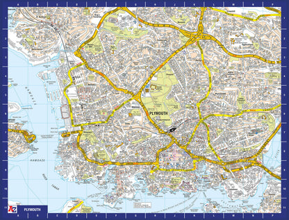 A-Z Map of Plymouth 1000 Piece Jigsaw