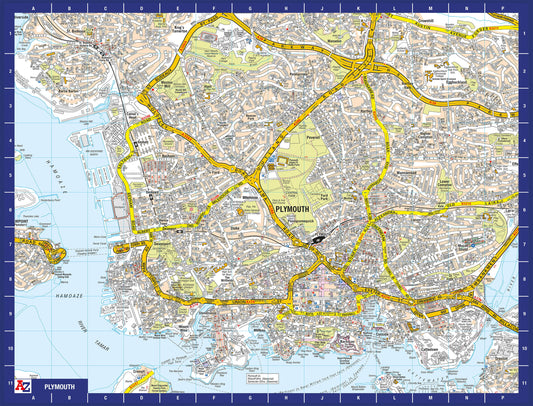 A-Z Map of Plymouth 1000 Piece Jigsaw