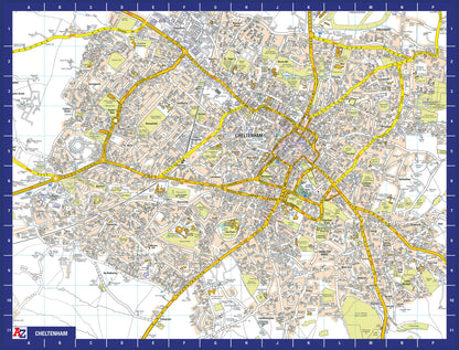 A-Z Map of Cheltenham 1000 Piece Jigsaw