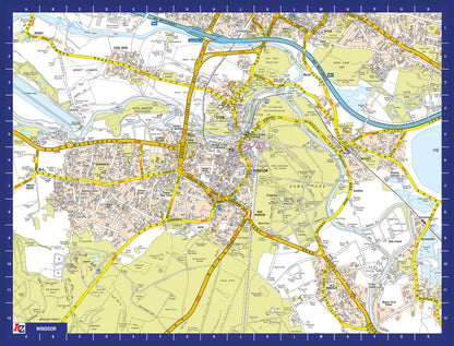 A-Z Map of Windsor 1000 Piece Jigsaw
