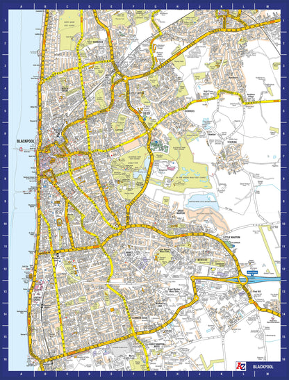 A-Z Map of Blackpool 1000 Piece Jigsaw