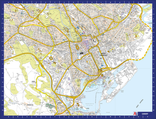 A-Z Map of Cardiff 1000 Piece Jigsaw