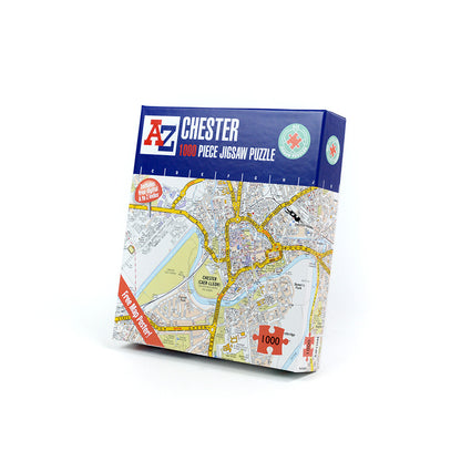 A-Z Map of Chester 1000 Piece Jigsaw