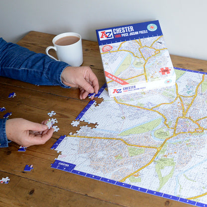 A-Z Map of Chester 1000 Piece Jigsaw
