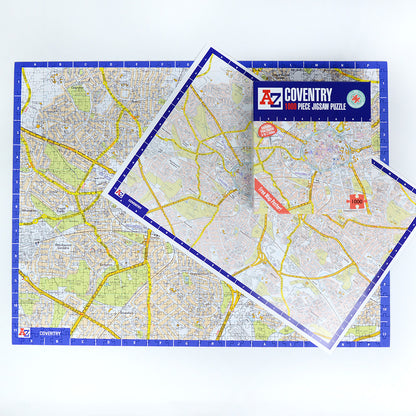 A-Z Map of Coventry 1000 Piece Jigsaw