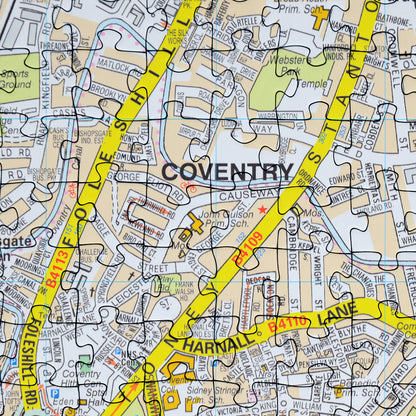 A-Z Map of Coventry 1000 Piece Jigsaw