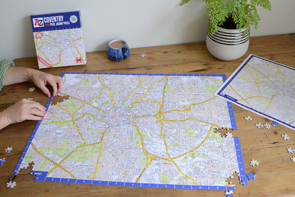 A-Z Map of Coventry 1000 Piece Jigsaw