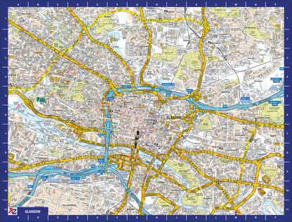 A-Z Map of Glasgow 1000 Piece Jigsaw
