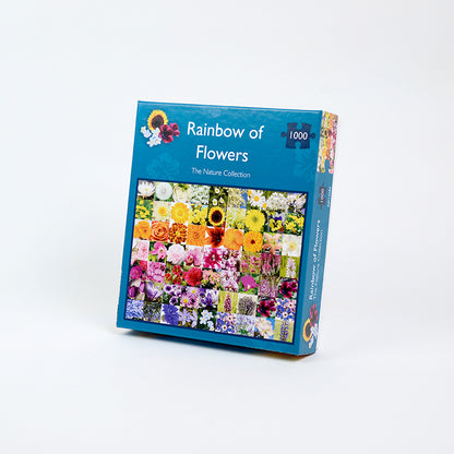 Rainbow Of Flowers 1000 Piece Jigsaw Puzzle