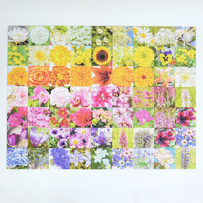 Rainbow Of Flowers 1000 Piece Jigsaw Puzzle