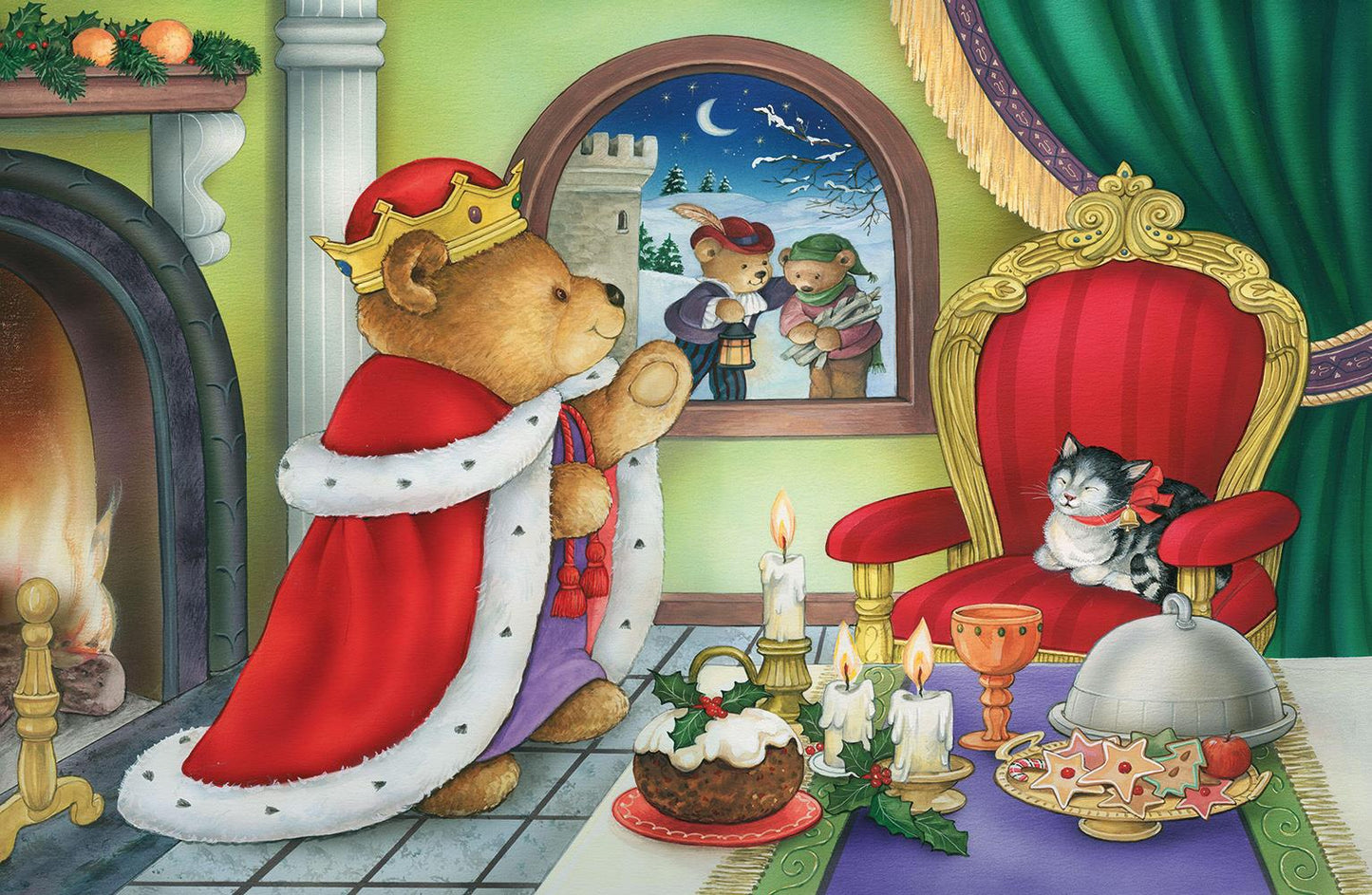 Christmas Carols 2 x 100 Piece Jigsaw set