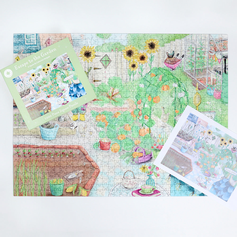 Escape to the Garden 1000 Piece Jigsaw Puzzle