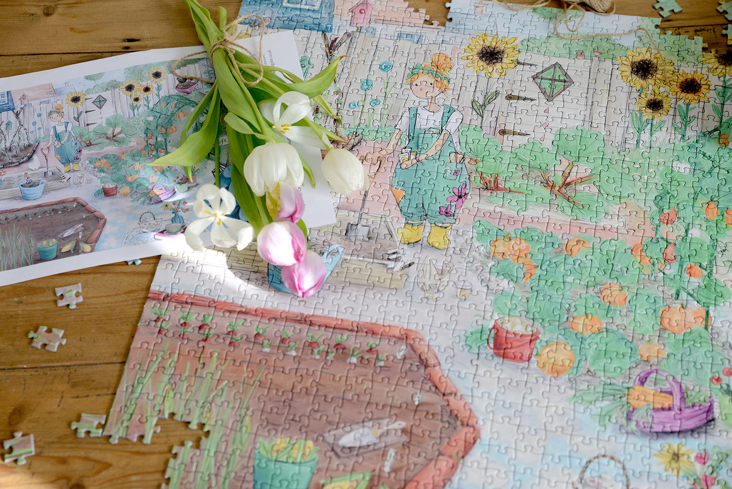 Escape to the Garden 1000 Piece Jigsaw Puzzle