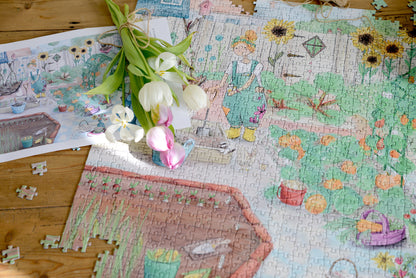 Escape to the Garden 1000 Piece Jigsaw Puzzle