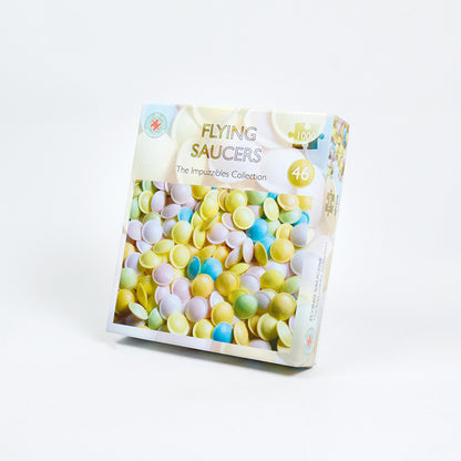 Flying Saucers Retro Sweets Impuzzible No.46 - 1000 Piece Jigsaw Puzzle