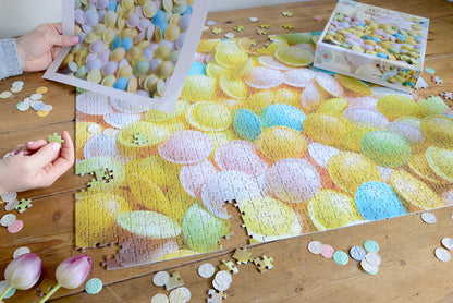 Flying Saucers Retro Sweets Impuzzible No.46 - 1000 Piece Jigsaw Puzzle