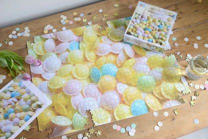 Flying Saucers Retro Sweets Impuzzible No.46 - 1000 Piece Jigsaw Puzzle