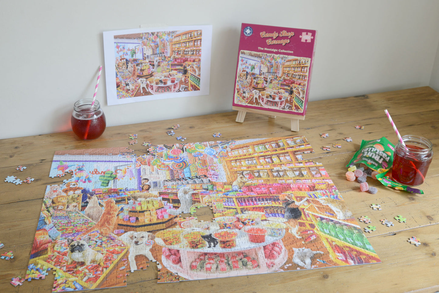Candy Shop Carnage 1000 Piece Jigsaw Puzzle