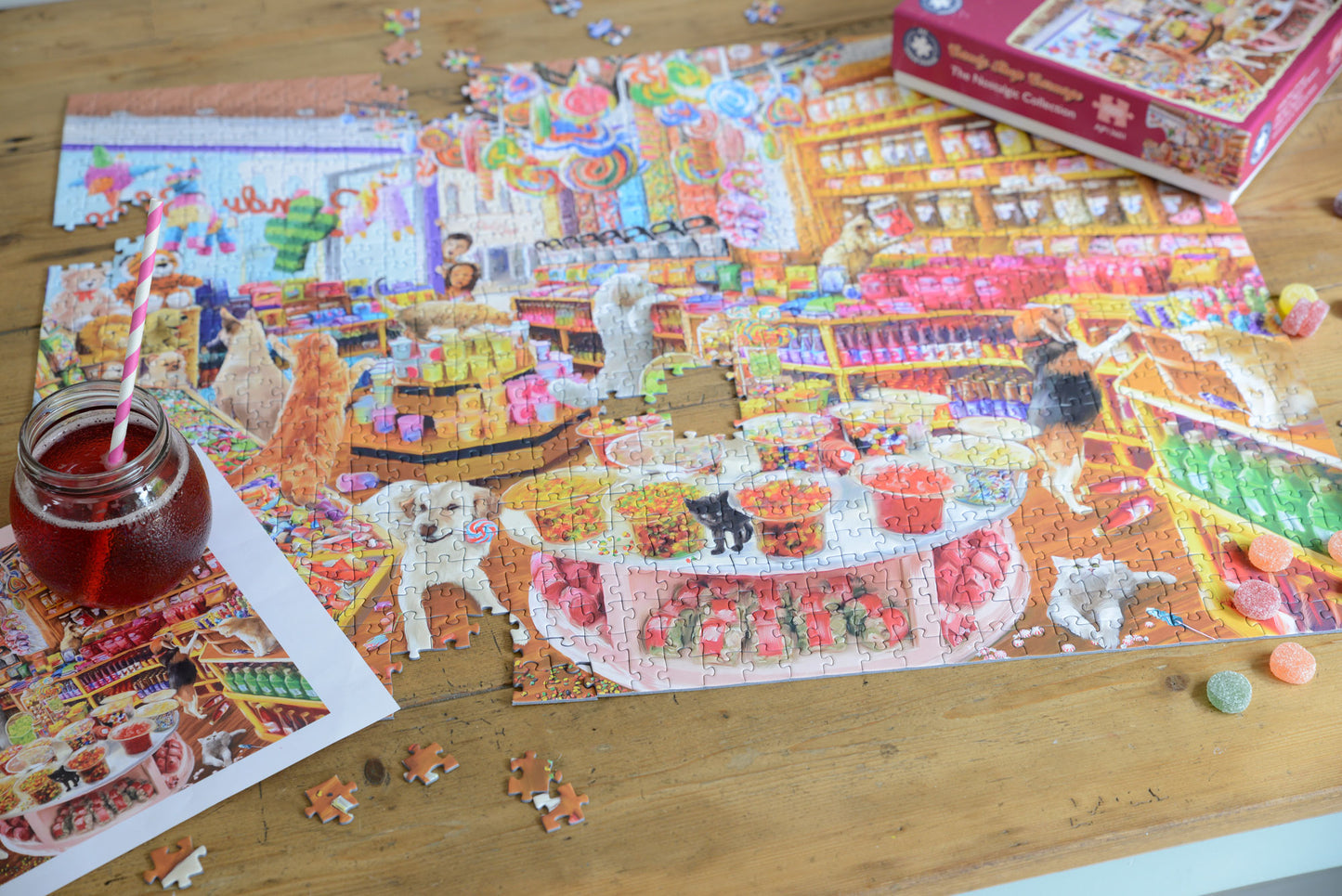 Candy Shop Carnage 1000 Piece Jigsaw Puzzle