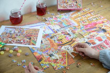 Candy Shop Carnage 1000 Piece Jigsaw Puzzle