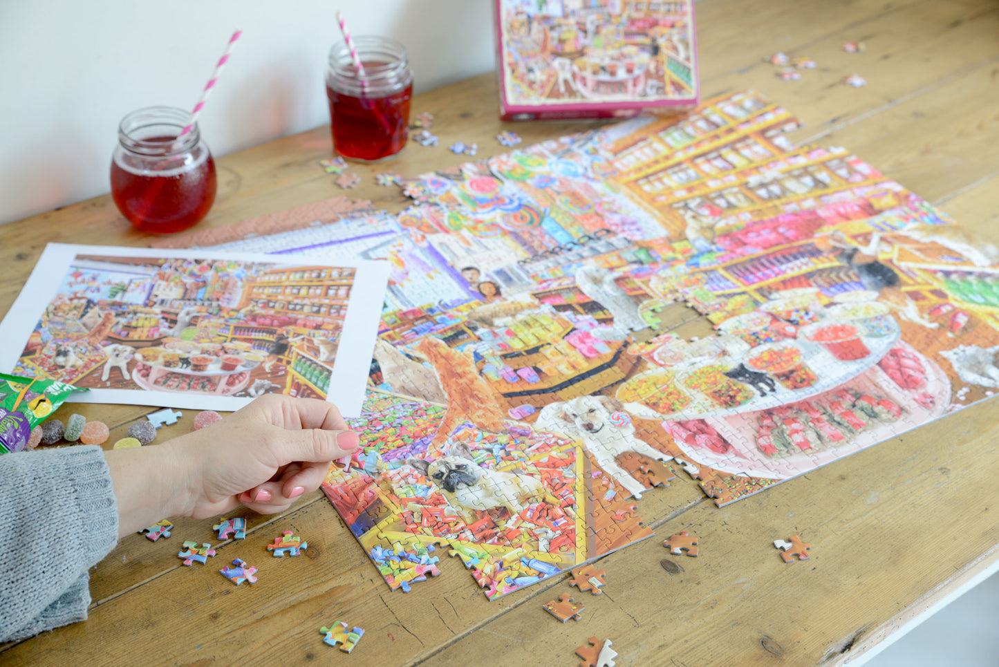 Candy Shop Carnage 1000 Piece Jigsaw Puzzle