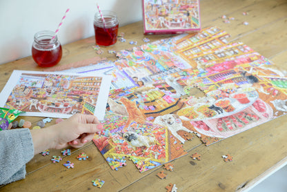 Candy Shop Carnage 1000 Piece Jigsaw Puzzle