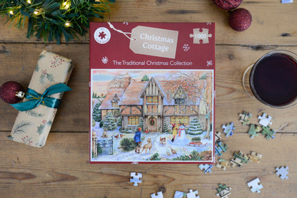The Christmas Cottage 1000 Piece Jigsaw Puzzle