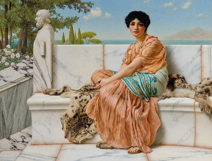 Reverie by John William Godward 1000 Piece Jigsaw Puzzle