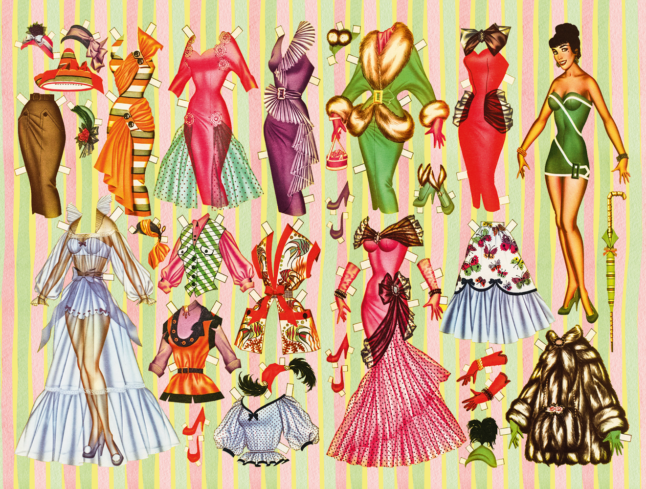 Paper Doll 1000 Piece Jigsaw Puzzle