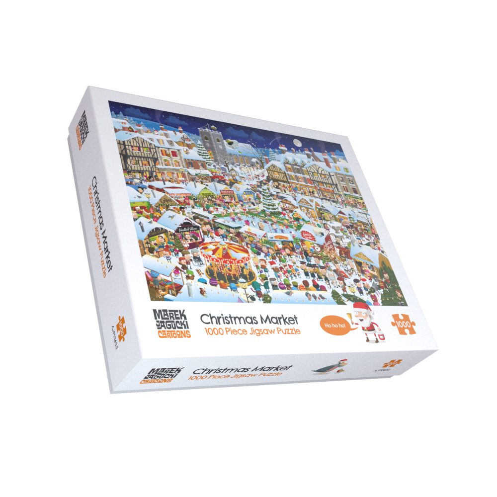 M J Cartoons 3 x 1000 Piece Jigsaw Puzzle Bundle