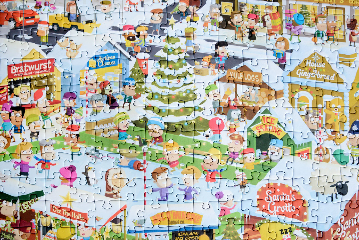 M J Cartoons 3 x 1000 Piece Jigsaw Puzzle Bundle
