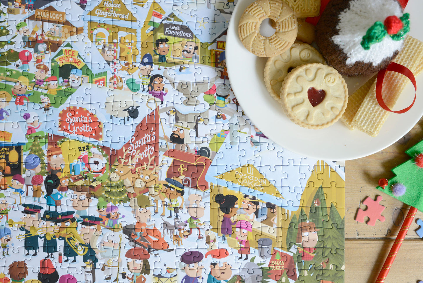 Christmas Market 1000 Piece Jigsaw Puzzle