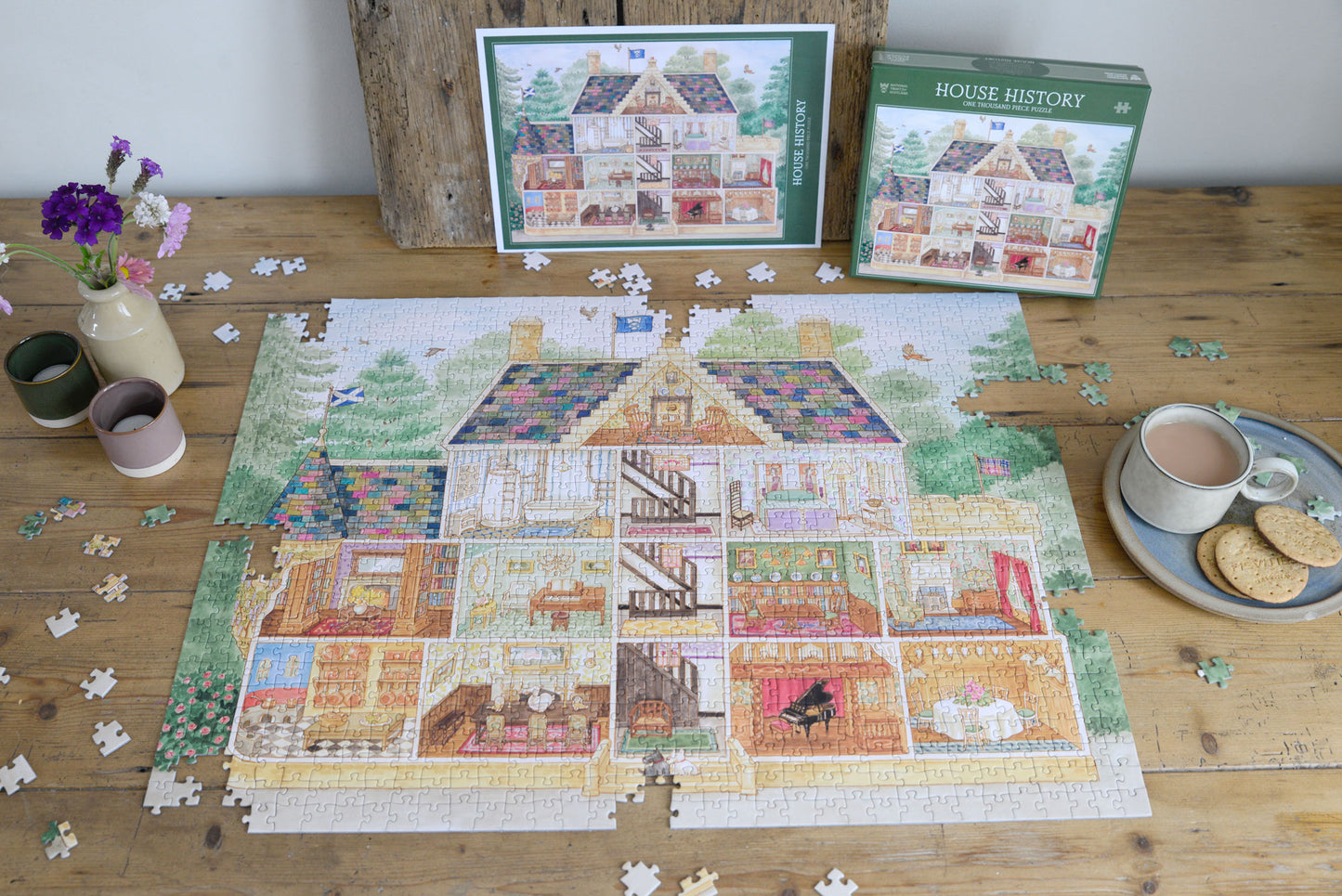 National Trust for Scotland House History 1000 piece Jigsaw puzzle