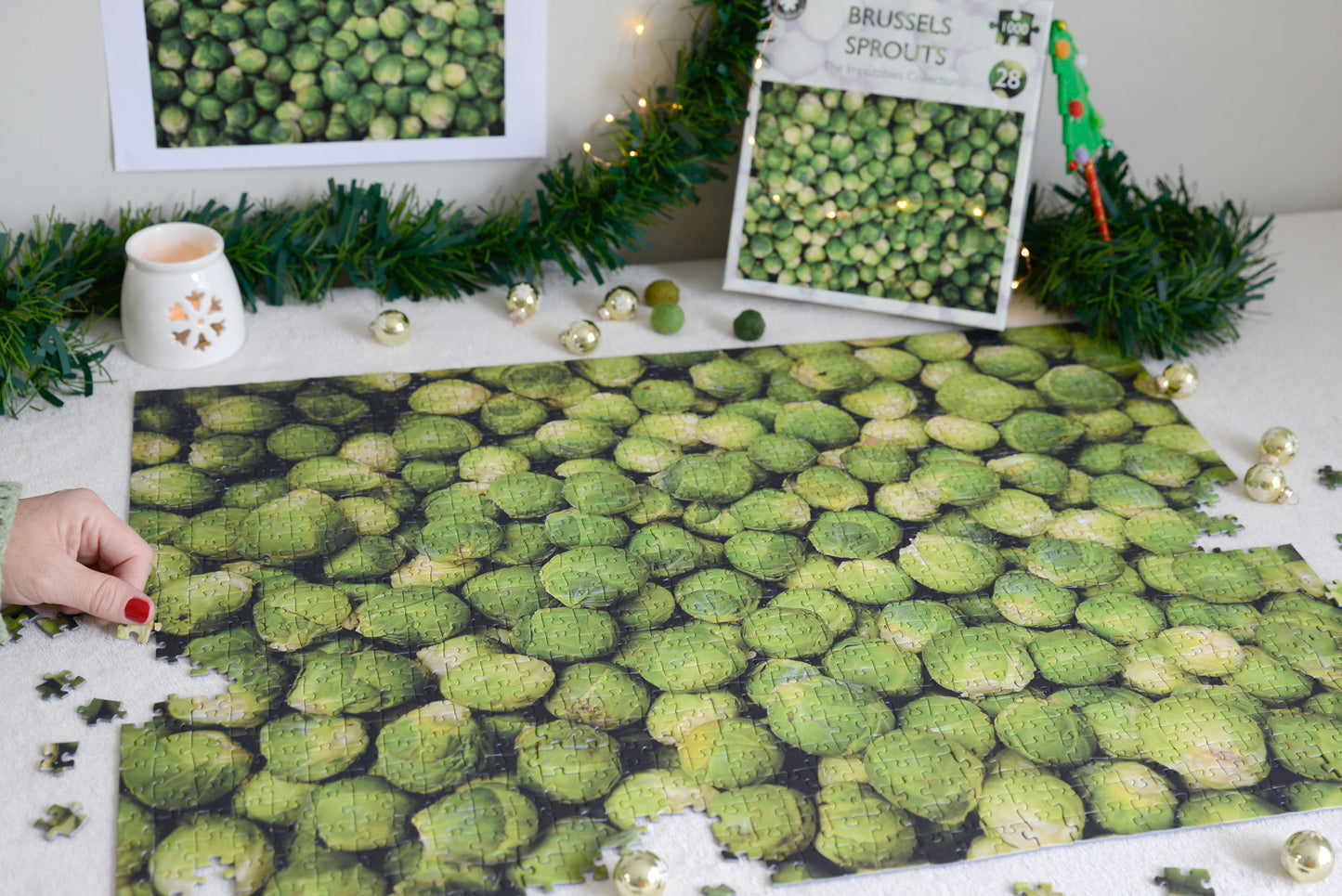 Brussels Sprouts - Impuzzible No. 28 - 1000 Piece Jigsaw Puzzle