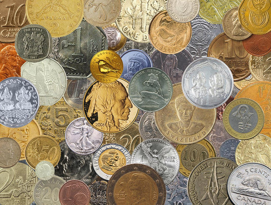 Coin Collection 1000 Piece Jigsaw Puzzle