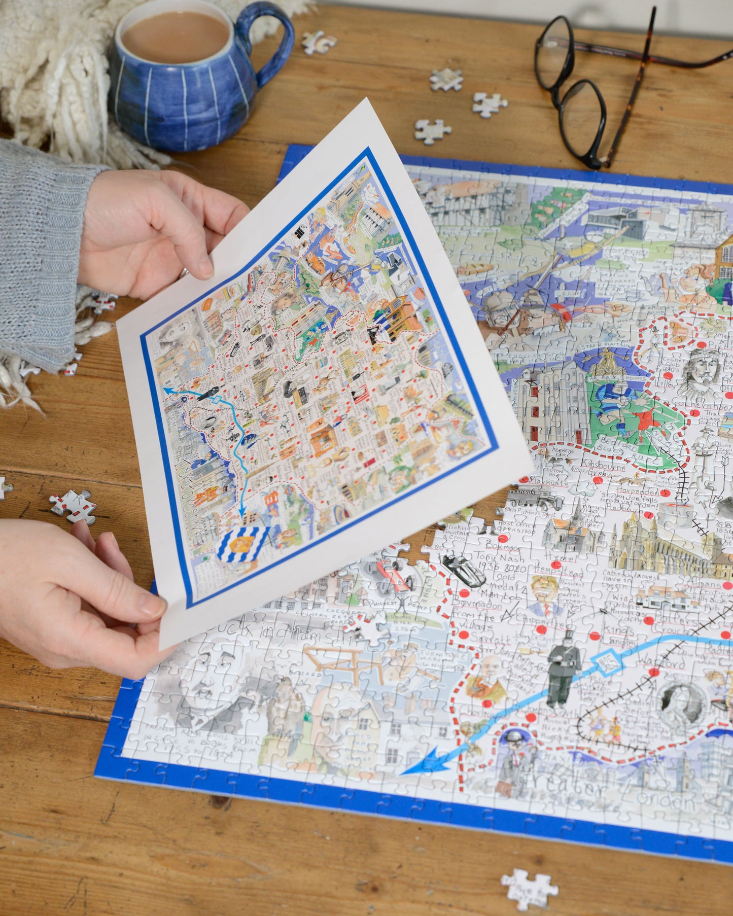 Hertfordshire- Tim Bulmer 1000 Piece Jigsaw Puzzle