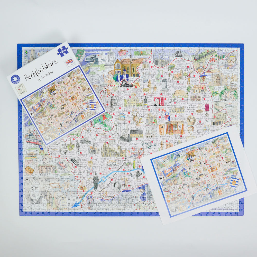 Hertfordshire- Tim Bulmer 1000 Piece Jigsaw Puzzle