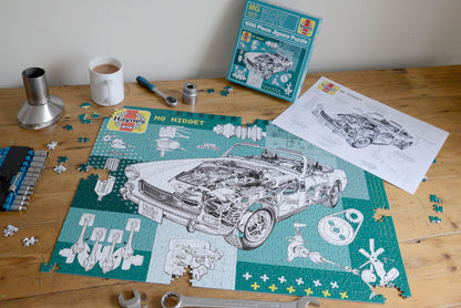Haynes MG Midget 65th Anniversary 1000 Piece Jigsaw Puzzle