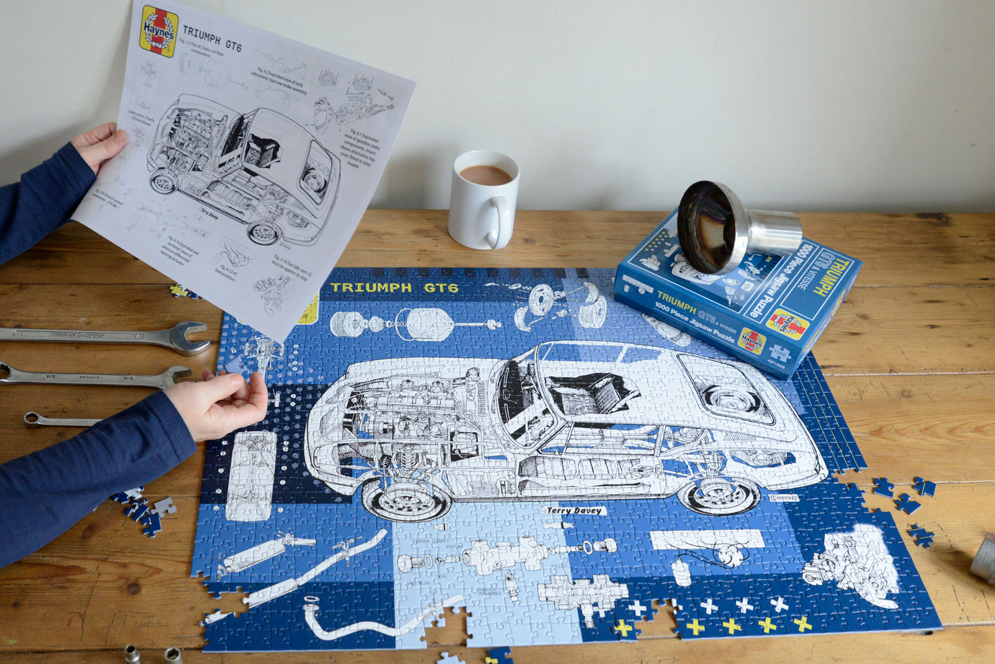 Haynes Triumph GT6 60th Anniversary 1000 Piece Jigsaw Puzzle